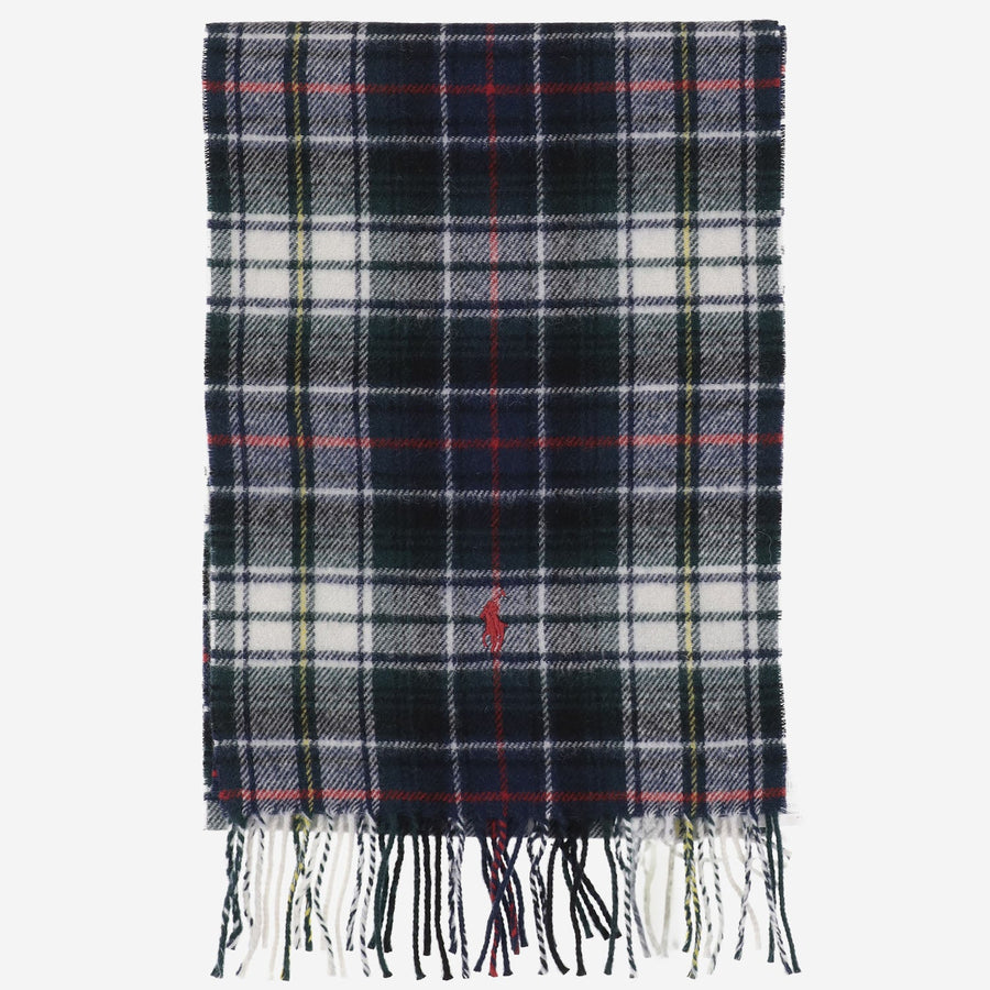 Wool Scarf With Logo Multicolour