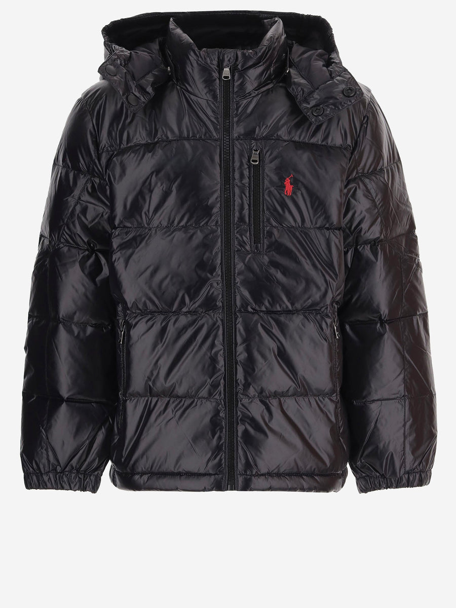 Puffer Jacket Black Nylon