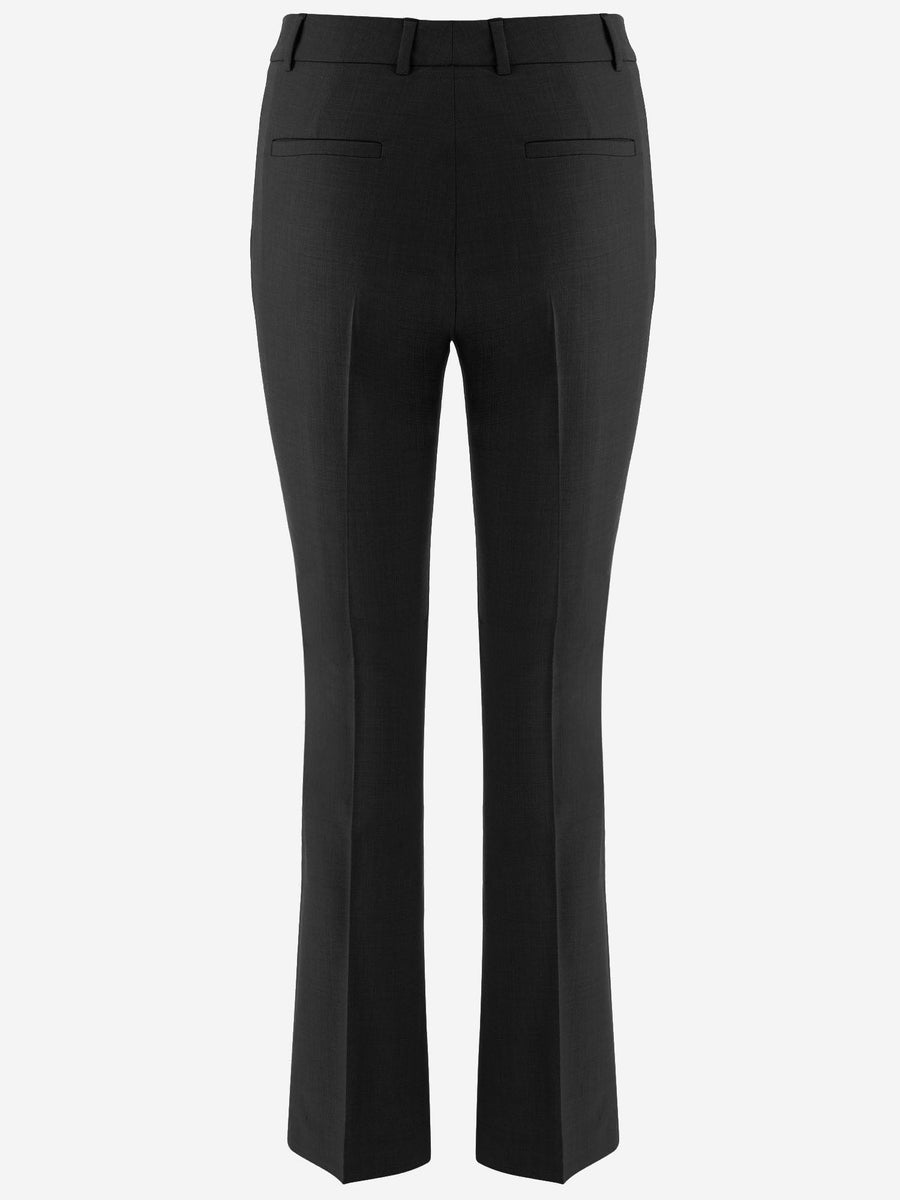 Trousers Stretch Wool Black