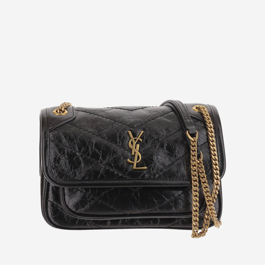 Mini Leather Bag Niki Black Shoulder