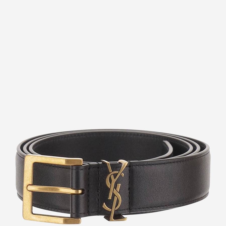 Belt Cassandre Vadim Suede Black Leather