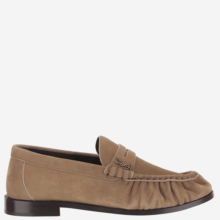 Loafers Suede Beige