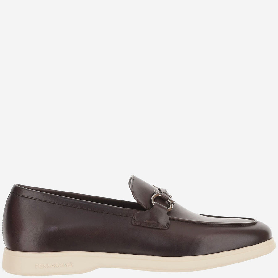 Leather Loafers Brown Calf