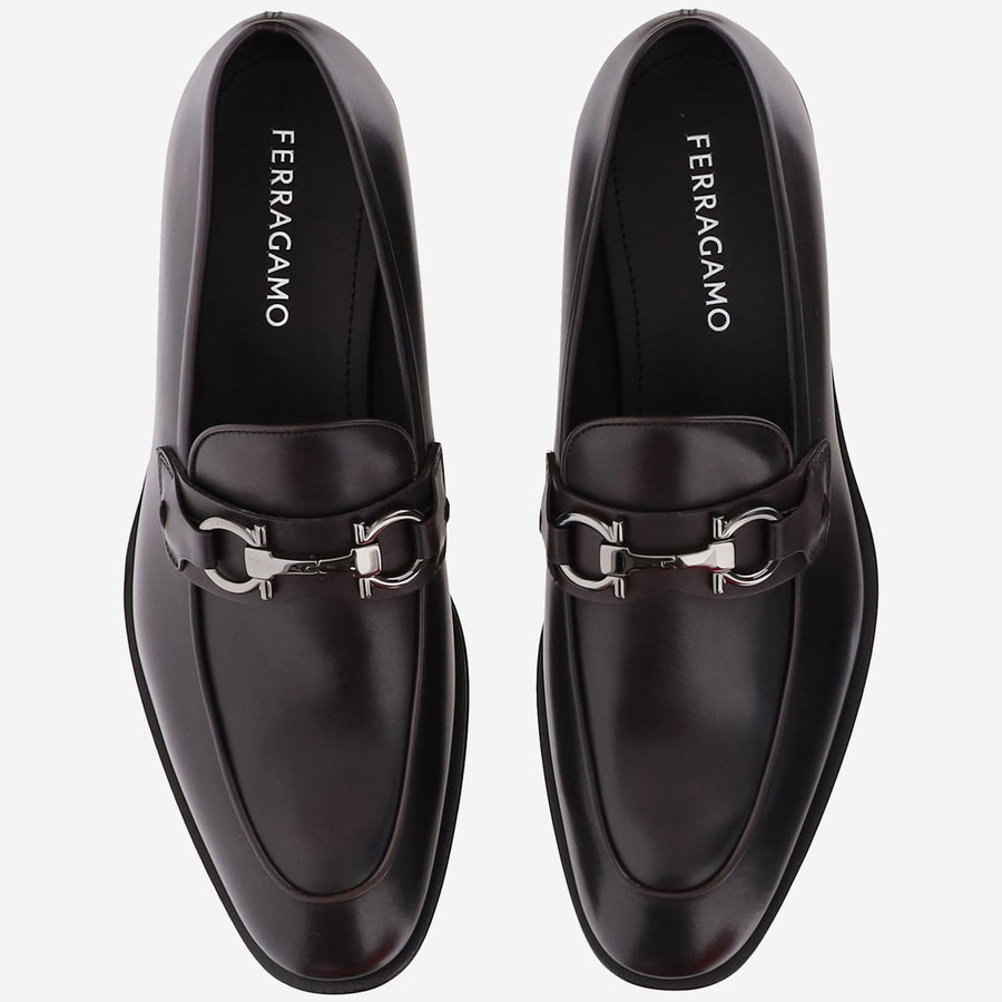 Leather Loafers Dark Brown Calf