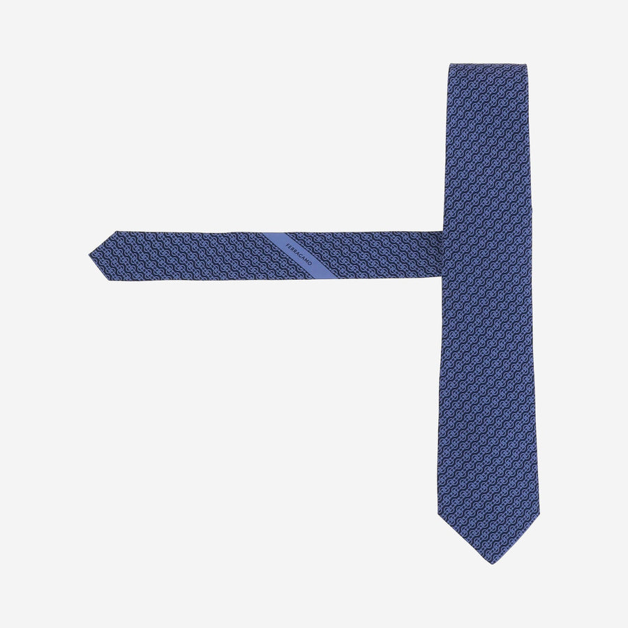 Silk Tie Navy Ties & Bow