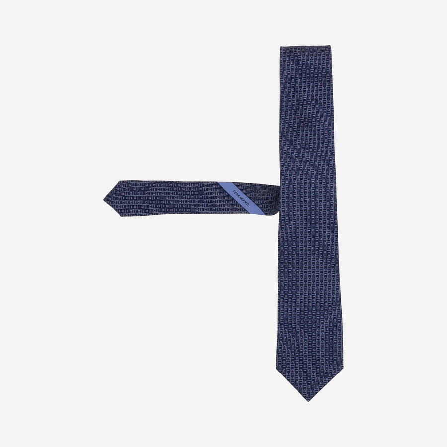 Silk Tie Navy Ties & Bow