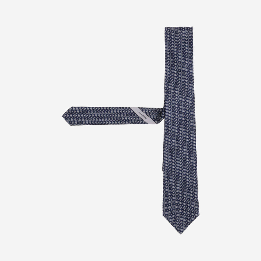 Silk Tie Navy Ties & Bow