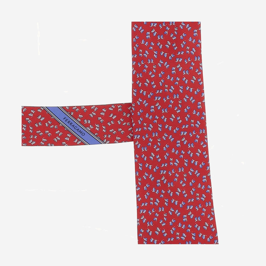 Silk Tie Red Ties & Bow