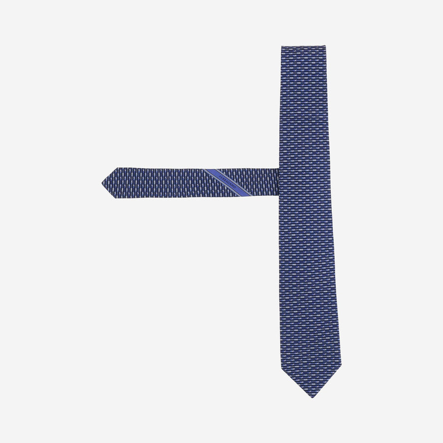 Silk Tie Navy Ties & Bow