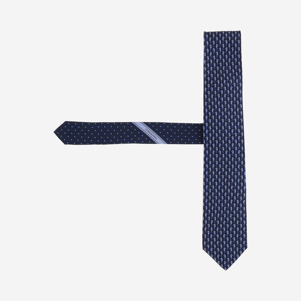 Silk Tie Navy Ties & Bow
