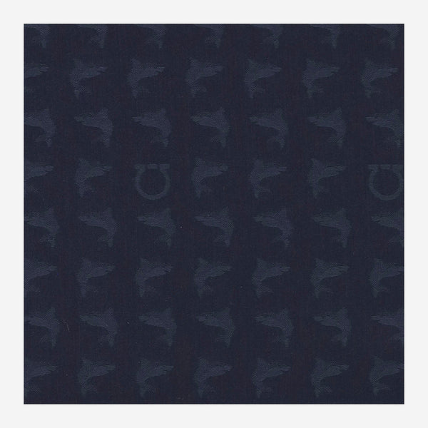 Scarf Navy Wool