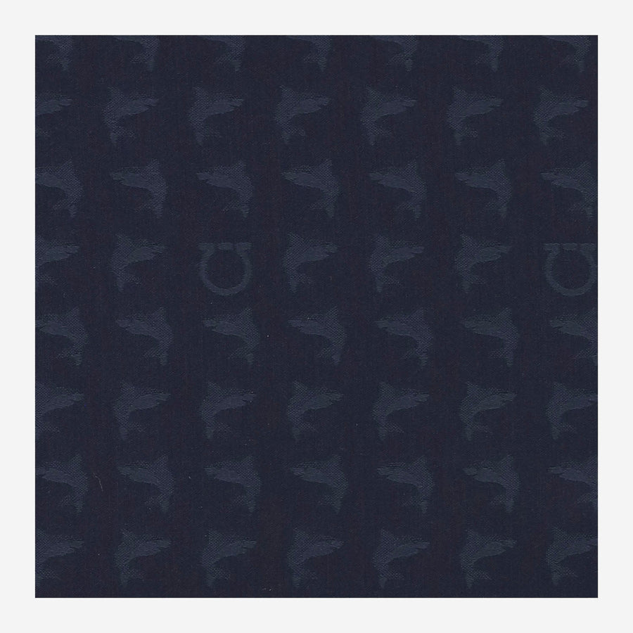 Scarf Navy Wool