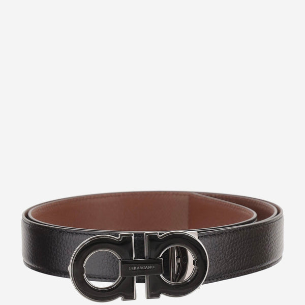 Belt Calf Leather Black/new Navy Dkb/radica