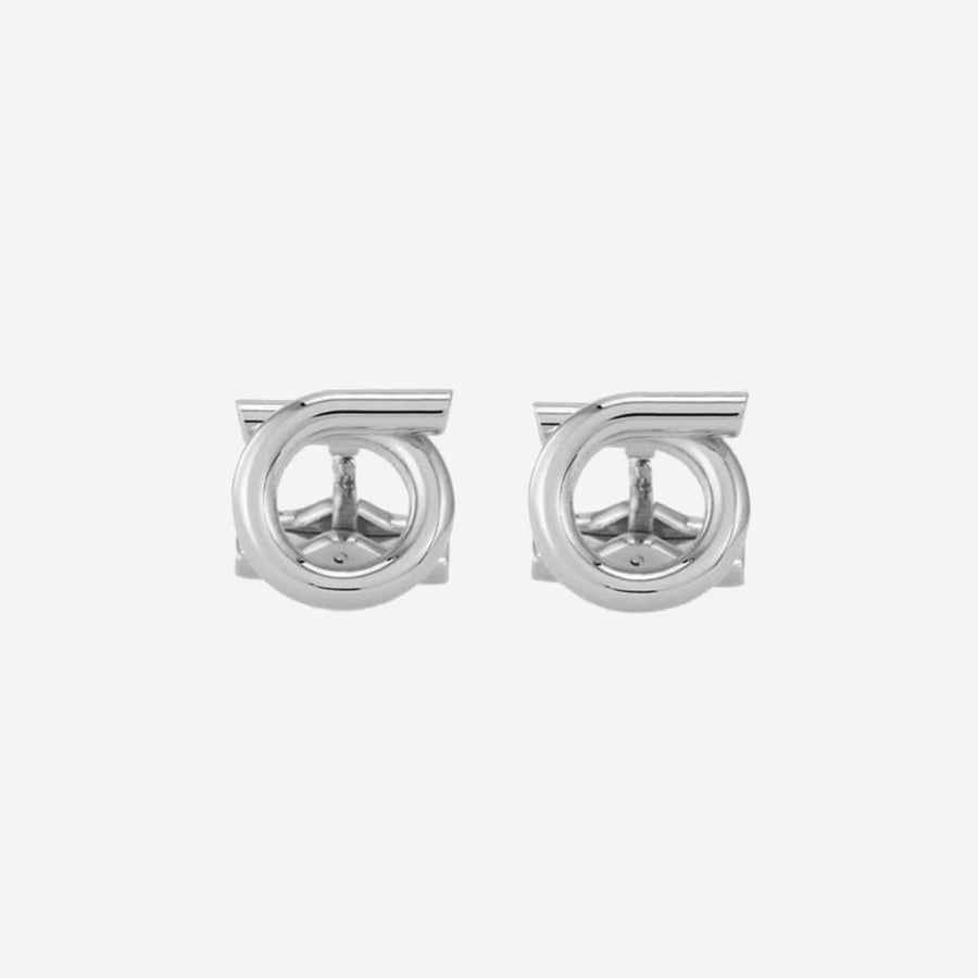 Cufflinks With Brass Hook Design Silver Accessory