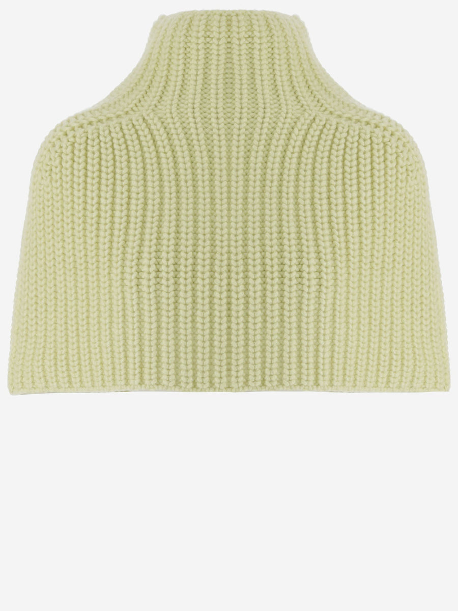 Shawl Cape Knit Cashmere Yellow Capes