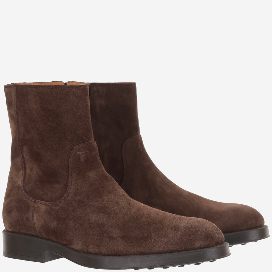 Ankle Boots Brown Suede