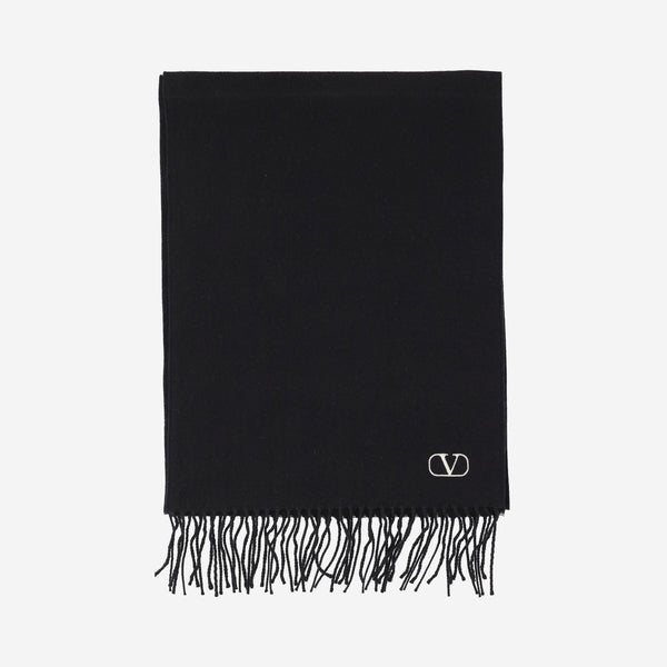 Scarf Virgin Wool Black