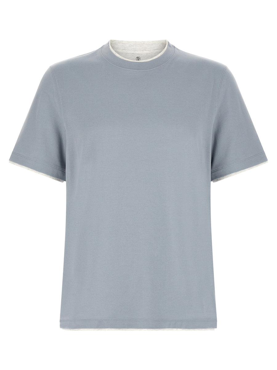 Brunello Cucinelli Double Layer T-shirt