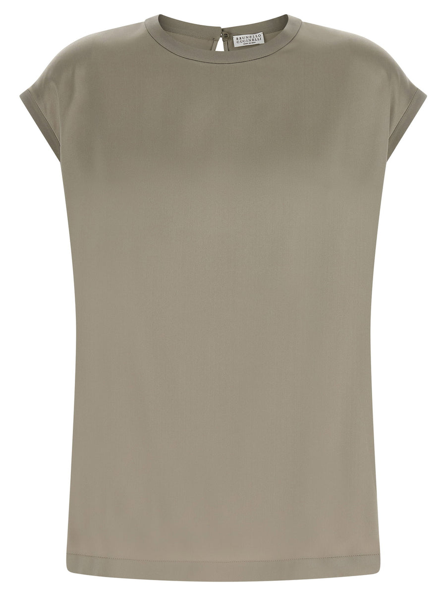 Brunello Cucinelli Blouse — sage green