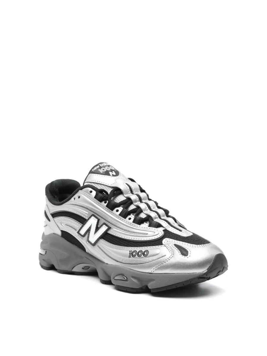New Balance Leather sneaker in silver