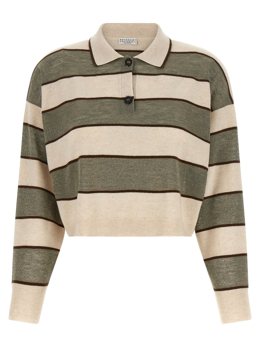 Brunello Cucinelli Blouse — Olive Green