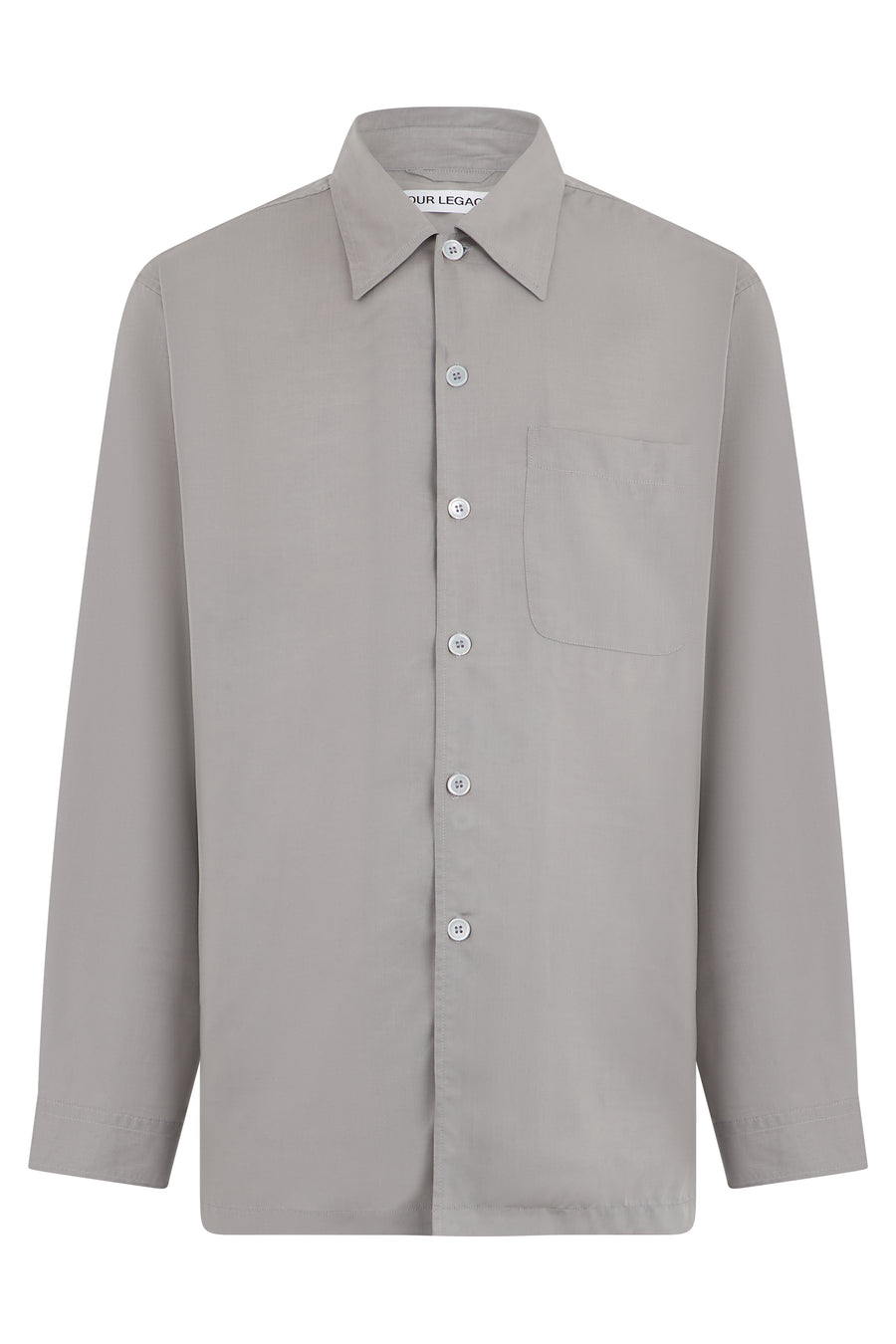 Shirt Borrowed Grey Tencel