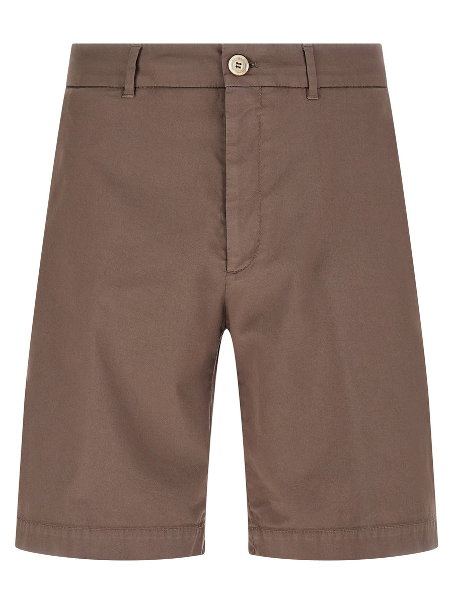 Brunello Cucinelli Bermuda Shorts — Taupe