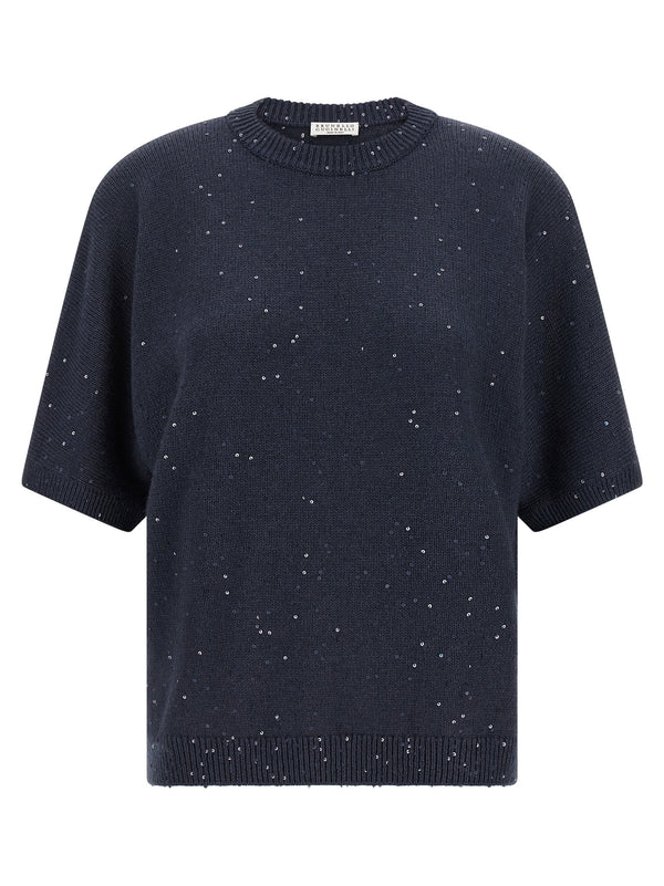 Brunello Cucinelli Sweater — Navy
