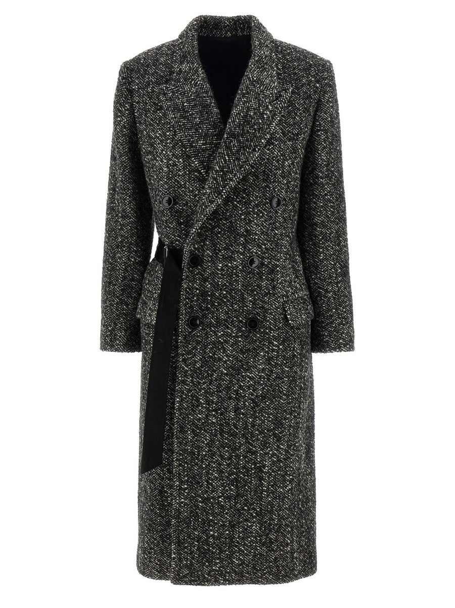 Isabel Marant Ebyane Coat — Gray