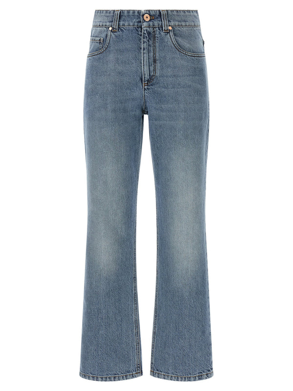 Brunello Cucinelli Retro Jeans — blue