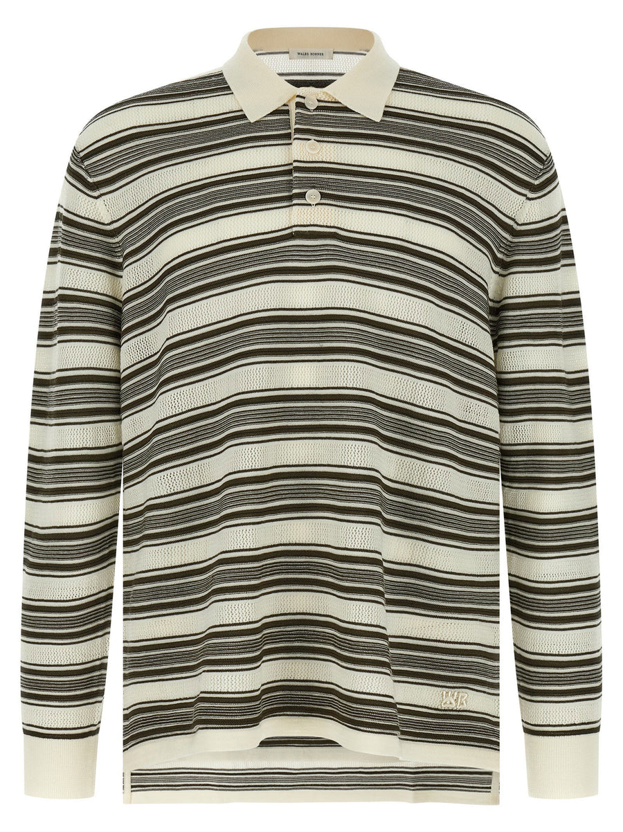 Wales Bonner Samuel Polo Shirt — Cream