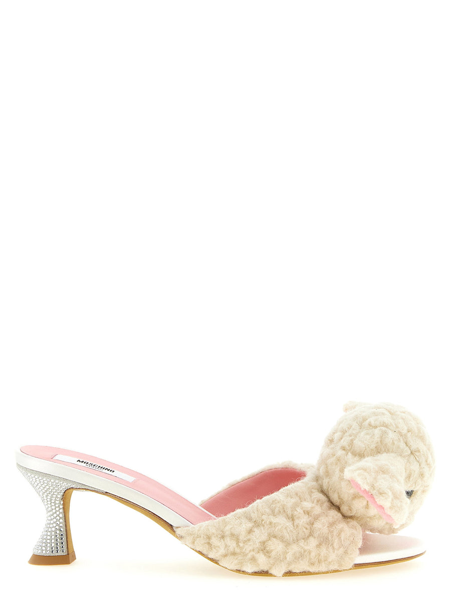 Moschino Sheep Mule — Cream