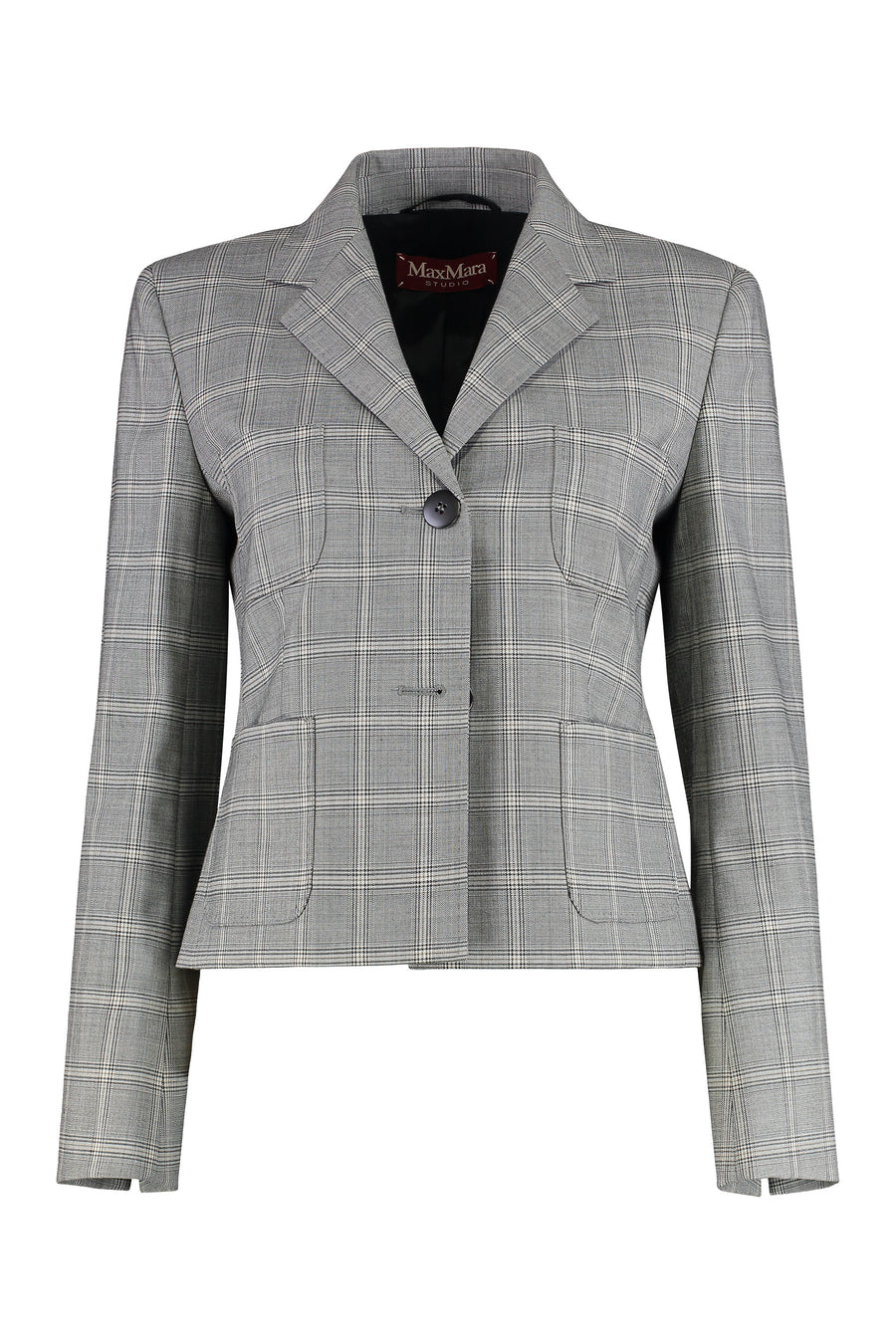 Jacket Manto Medium Grey Virgin Wool Blazers
