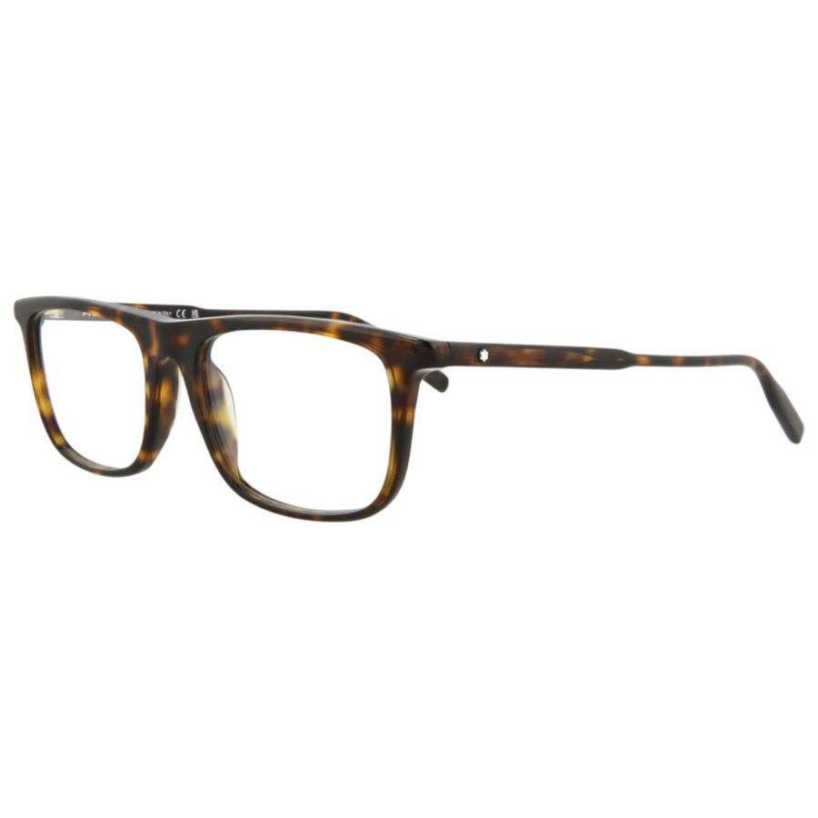 Preloved - Montblanc Mens 56 Mm Havana Eyeglasses Mb0012o-30006763-006 One Color