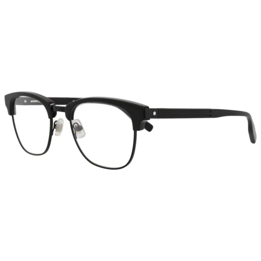 Preloved - Montblanc Mens 57 Mm Black Eyeglasses Mb0164o-30010229-001 One Color
