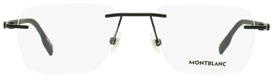 Montblanc MB0185O Metal/Carbon Fiber/Plastic eyeglasses in black