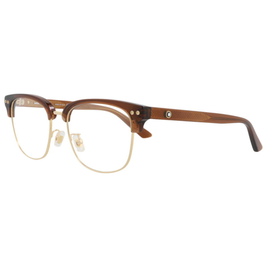 Preloved - Montblanc Mens 55 Mm Brown Eyeglasses Mb0259ok-30014170-007 One Color