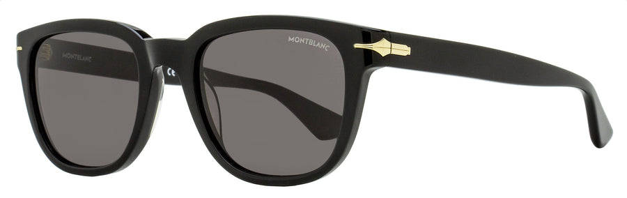 Montblanc MB0302S Acetate sunglasses in black