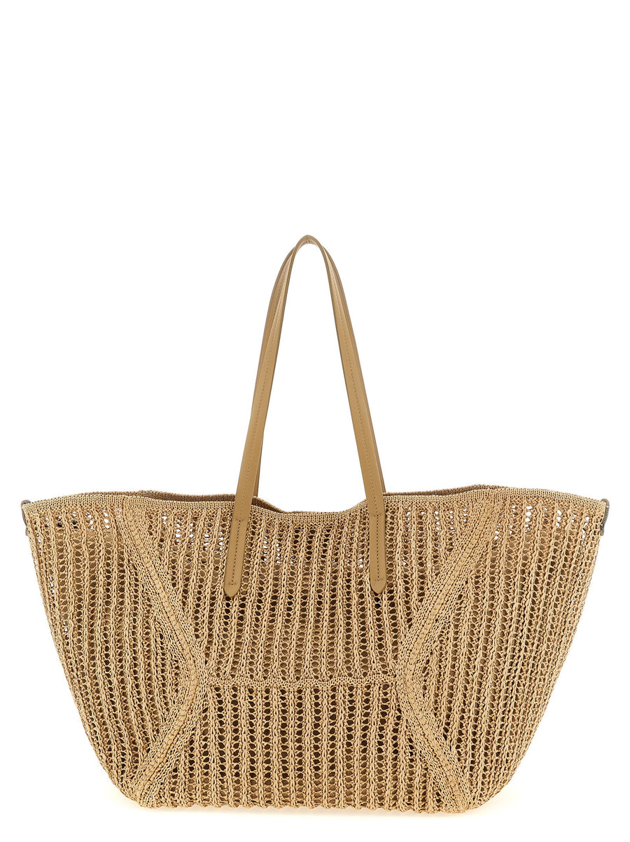 Brunello Cucinelli BC Duo Shoulder Bag — Beige
