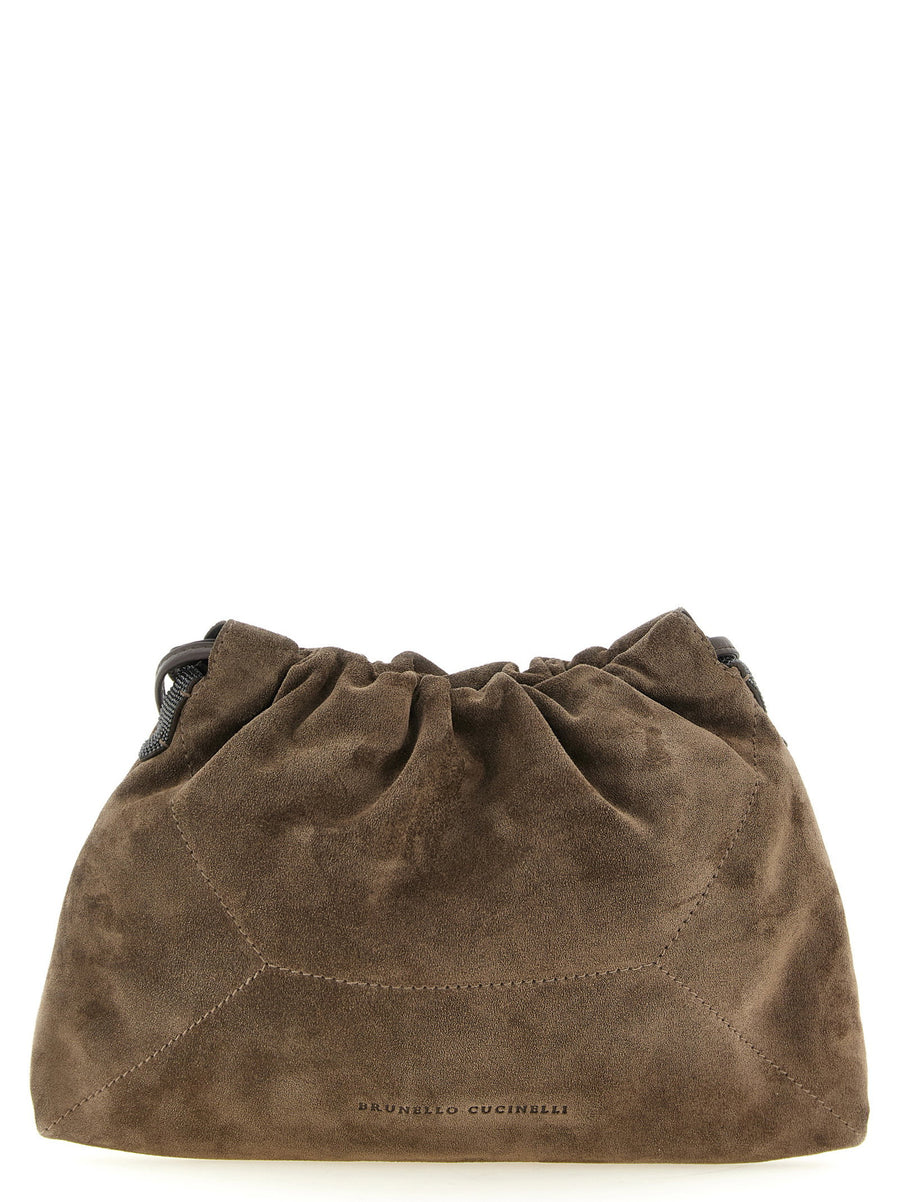 Brunello Cucinelli BC Duo Clutch — Taupe