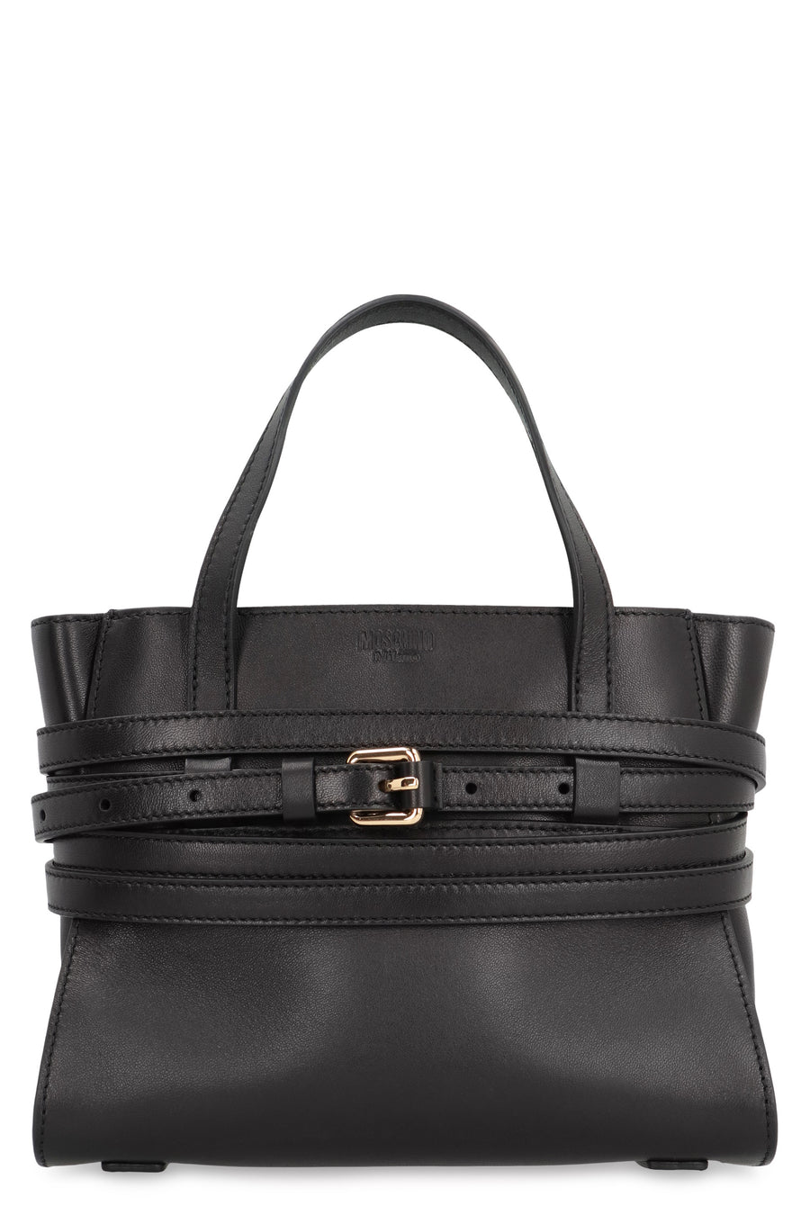 Handbag Tie Me Small Leather Black Sheep Handbags