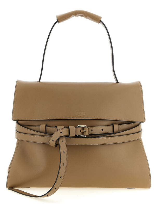Moschino Shoulder Bag — Beige