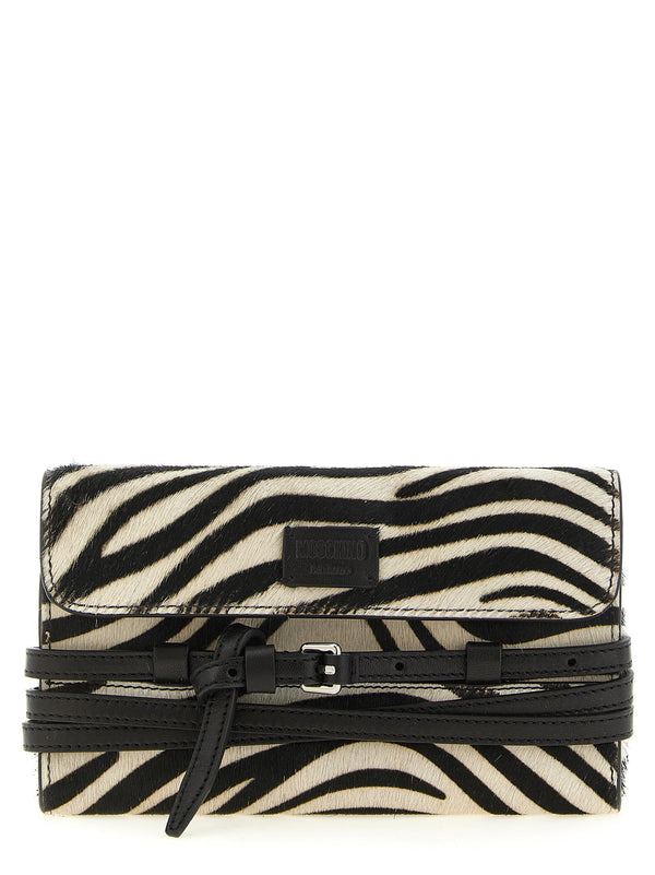 Moschino محفظة — أسود