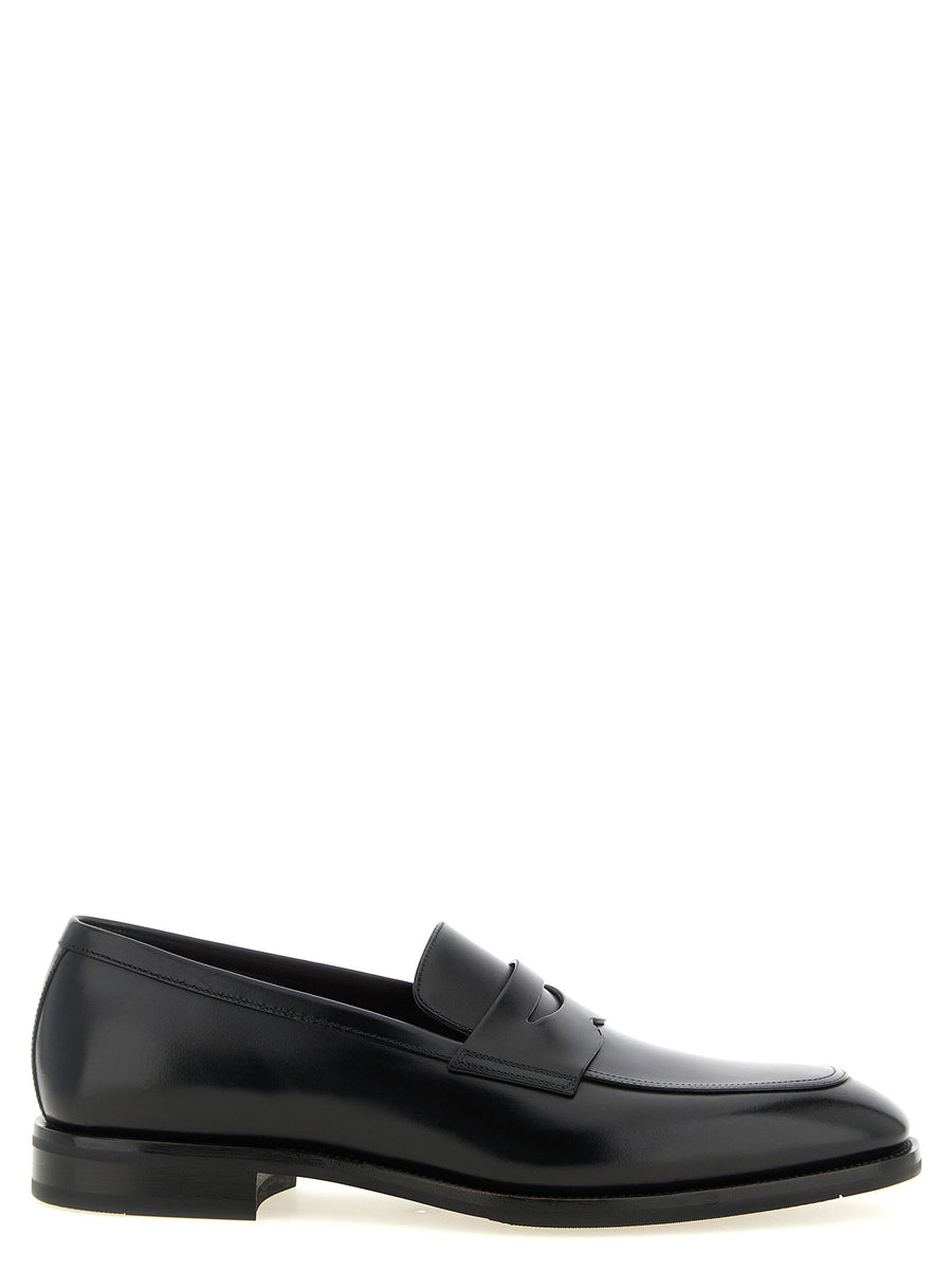 Santoni Loafer — Black
