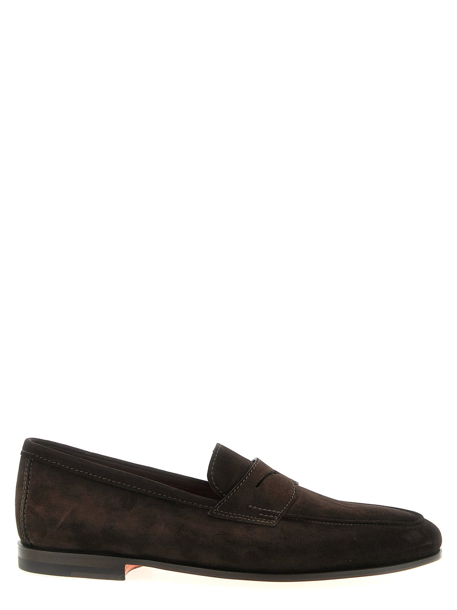 Santoni Carlos Loafer — Black