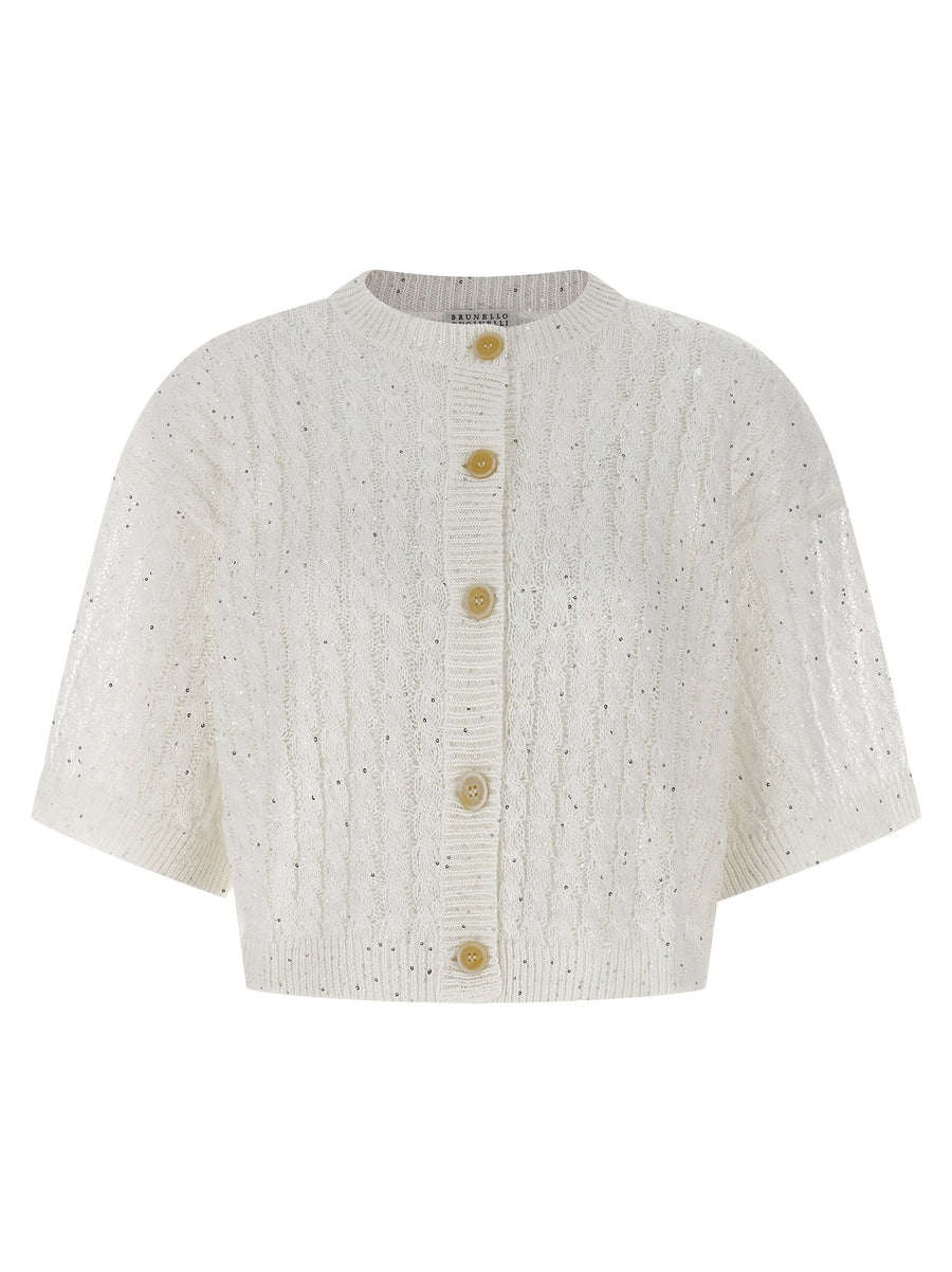 Brunello Cucinelli Cardigan — Cream
