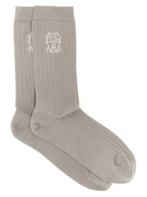 جوارب Brunello Cucinelli معطف أوف أرمز أوف سولوميو