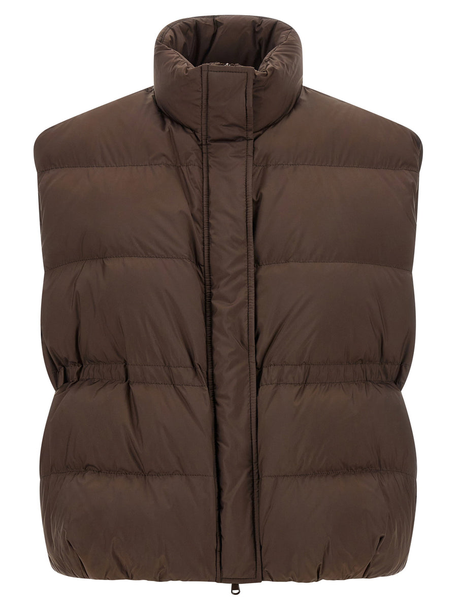 Brunello Cucinelli Monile Vest — Brown
