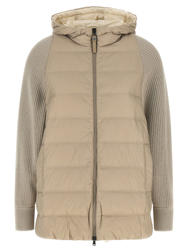 Brunello Cucinelli جاكيت لامع سحّاب بتصميم يُسحب للأسفل جاكيت