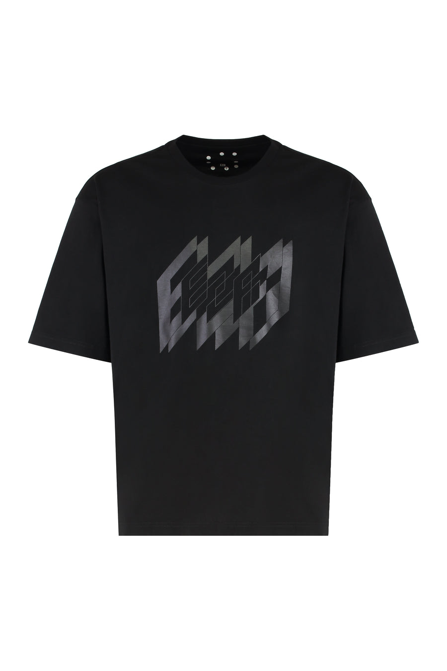 Cotton Crew-Neck T-Shirt Black T-shirts